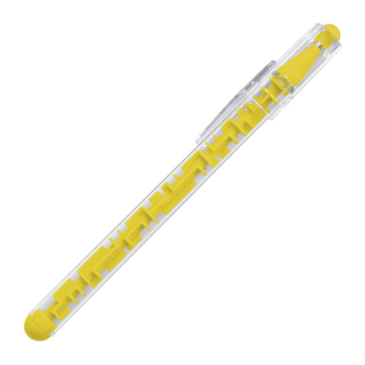 Yellow Logo Maze Pens